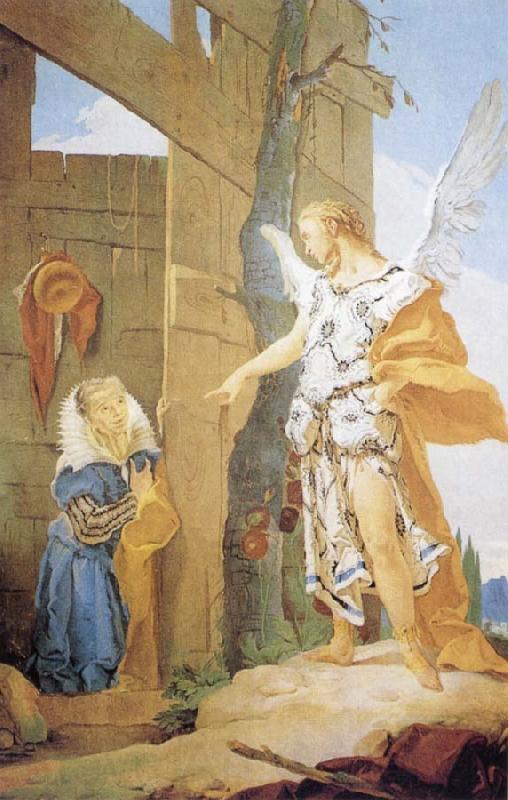 Giovanni Battista Tiepolo Sarah and the Archangel France oil painting art